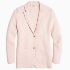 J.Crew Pink Sweater Blazer